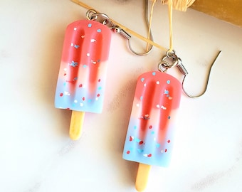 Ice Cream Dangle Earrings | Popsicle Jewelry | Kawaii Style | Perfect Gift For Her