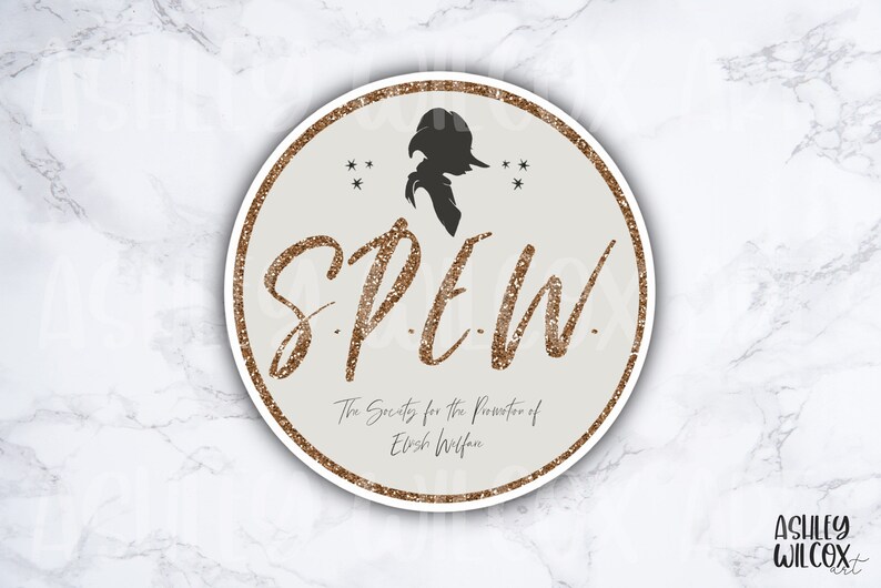 Harry Potter Sticker SPEW Badge Harry Potter Sticker Cute | Etsy