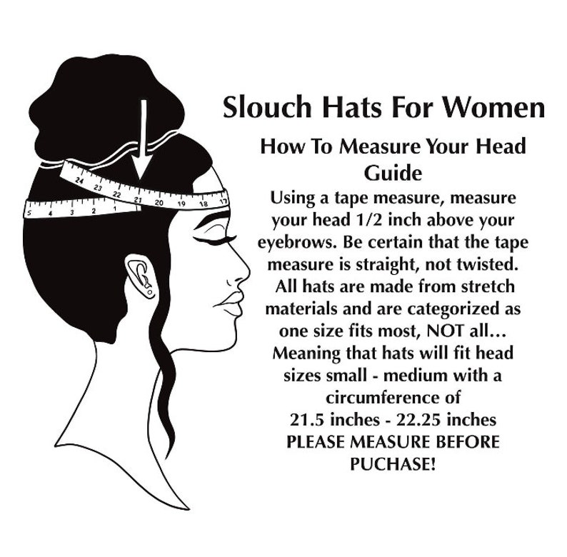 Flat Top Hat, Slouch Hats for Women, Brimless Hat, With Satin Liner