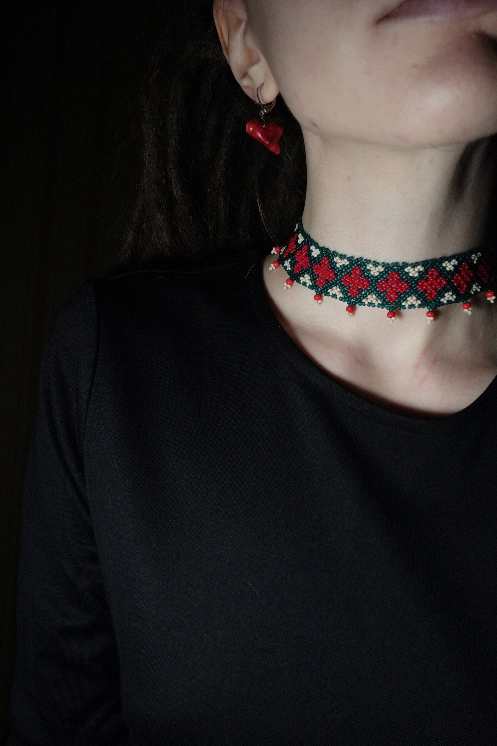 Sylyanka Traditional Ukrainian Bead Necklace National Etsy