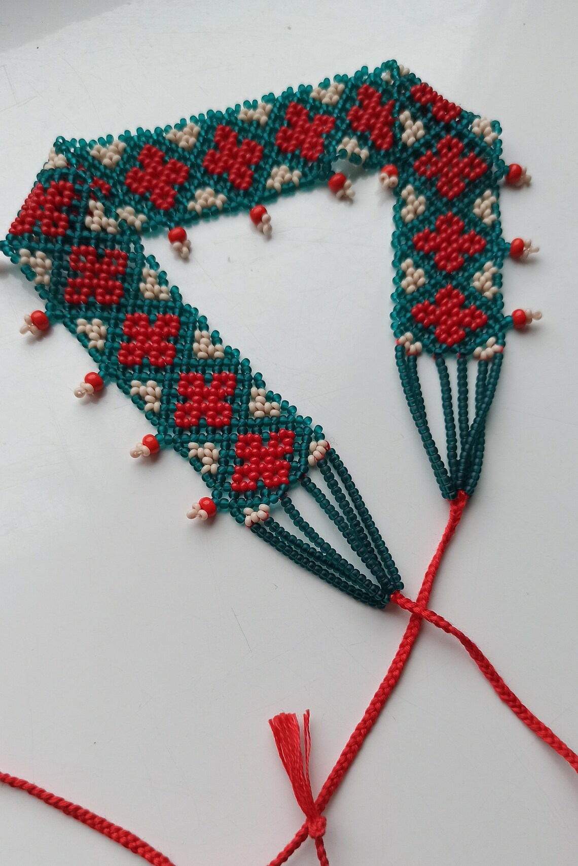 Sylyanka Traditional Ukrainian Bead Necklace National Etsy