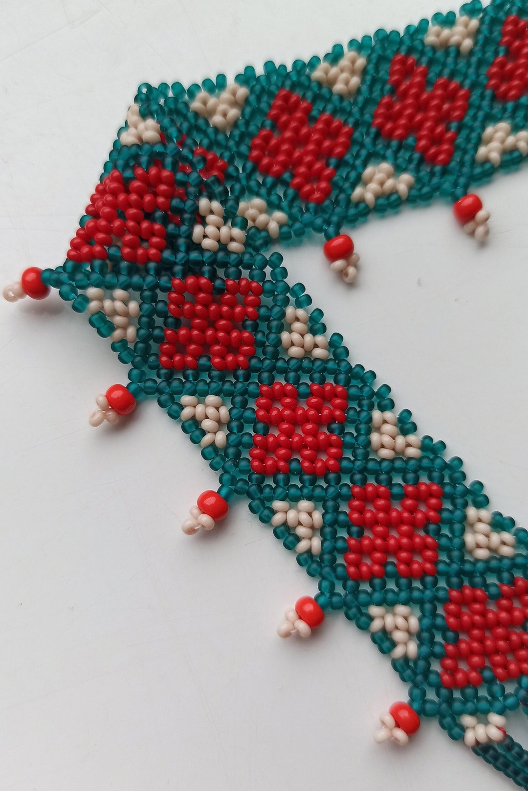 Sylyanka Traditional Ukrainian Bead Necklace National Etsy