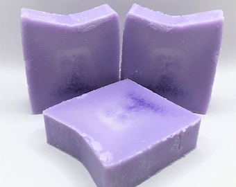 Lavender Cedar Handmade Conditioner Bar | Natural Hair Care, Purple Eco Friendly Shampoo Alternative | Cerauno Soaps