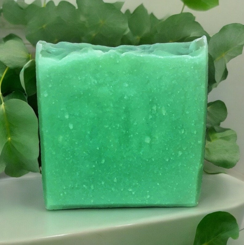Eucalyptus and Mint 4oz Handmade Artisan Soap Bar | Luxurious Lather ...
