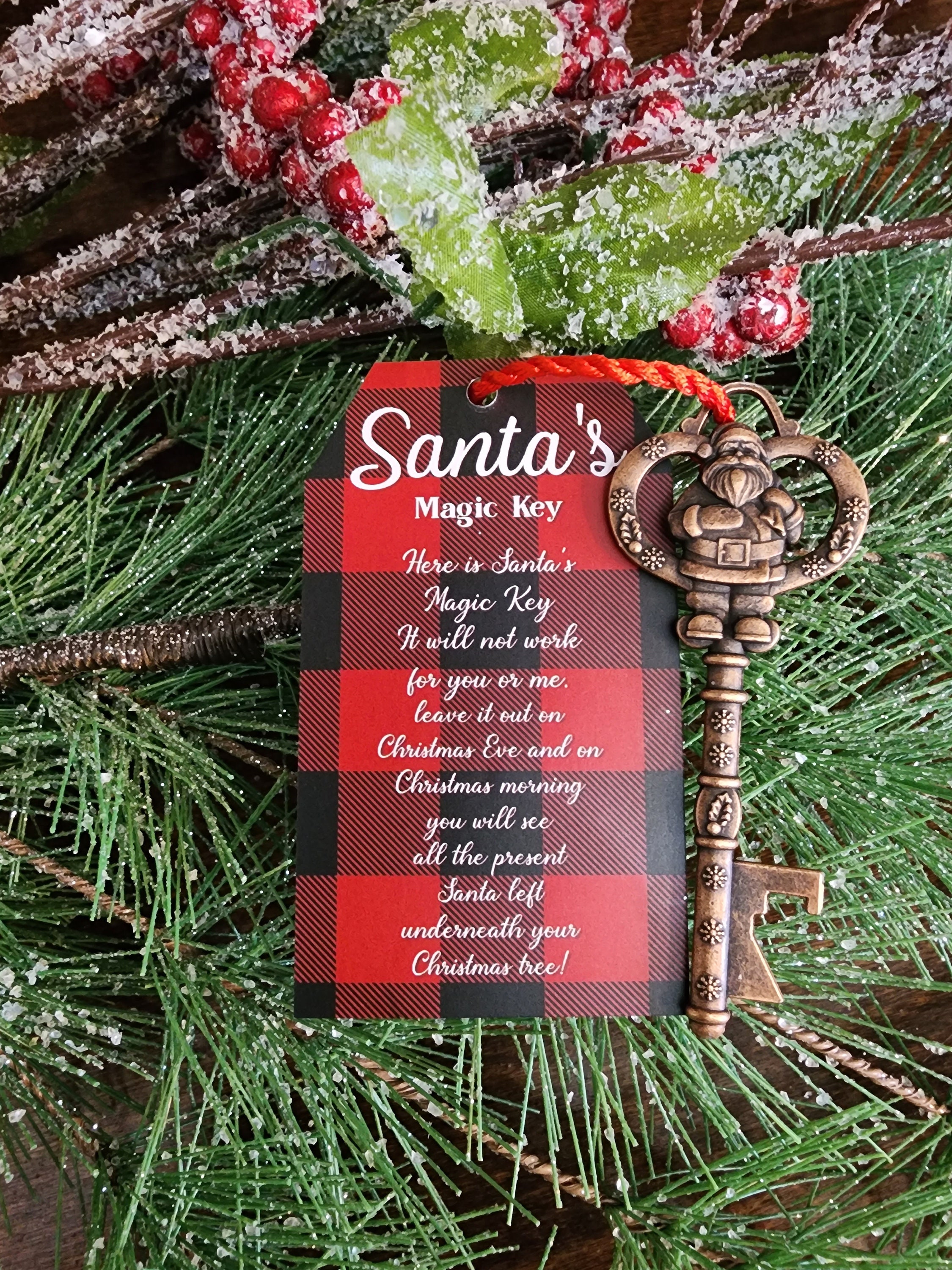  Santa's Key for House with No Chimney Ornament Santa