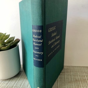 1953 Gregg Medical Shorthand Manual and Dictionary Vintage | Etsy