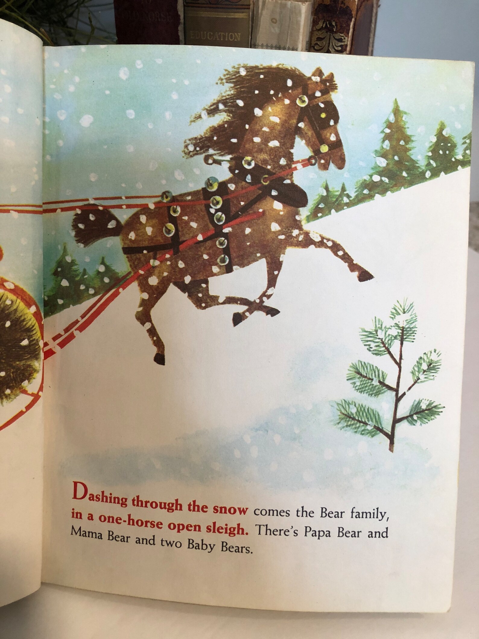 1964 Jingle Bells Little Golden Book Christmas Story 1st A Etsy