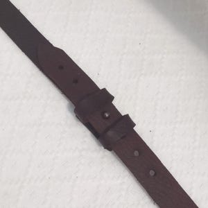 Handmade Sporran Strap Leather Kilt Accessory Chain Pin Buckle System Adjustable Attachment Metal Waist Clip Traditional Highland Attire image 6