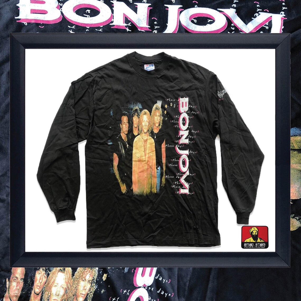 Collectibles VTG t-shirt 90s SET Bonjovi Tour 1996 Long | Etsy Collectibles VTG t-shirt 90s SET Bonjovi Tour 1996 Long | Etsy