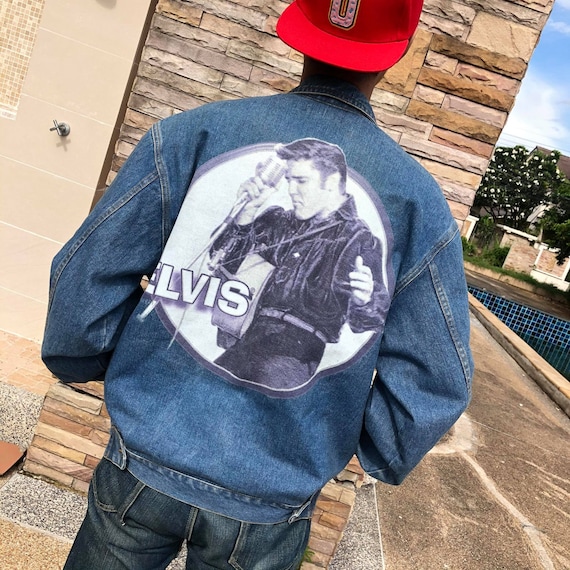 Vintage 2000 Elvis Presley Jean Jacket by firstcho
