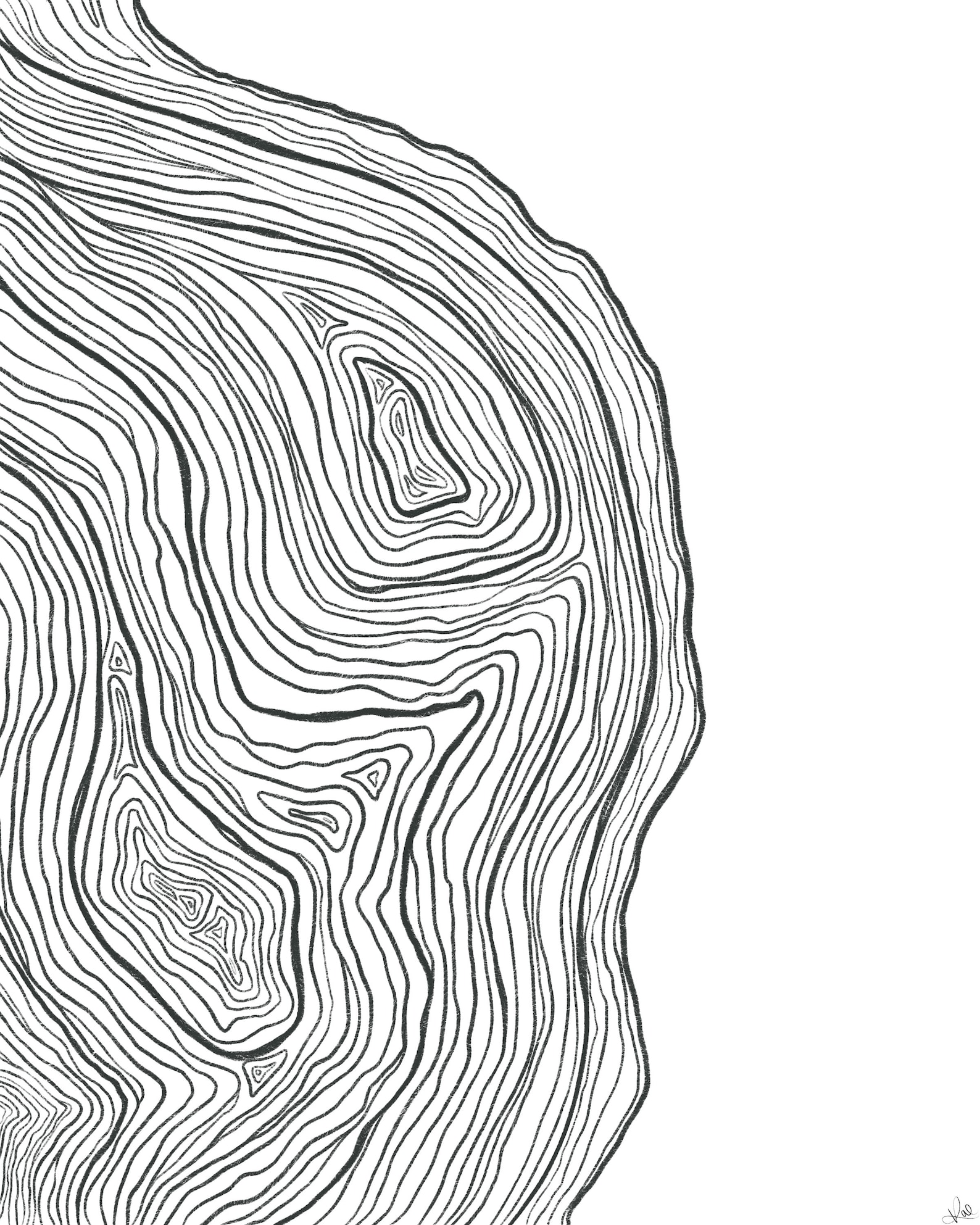 Digital Wood Grain Art Print Set of 3 Wood Grain Texture Etsy