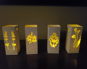 Flower Luminary Lanterns Free Shipping