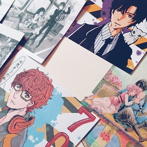 Anime/Manga postcards - grey
