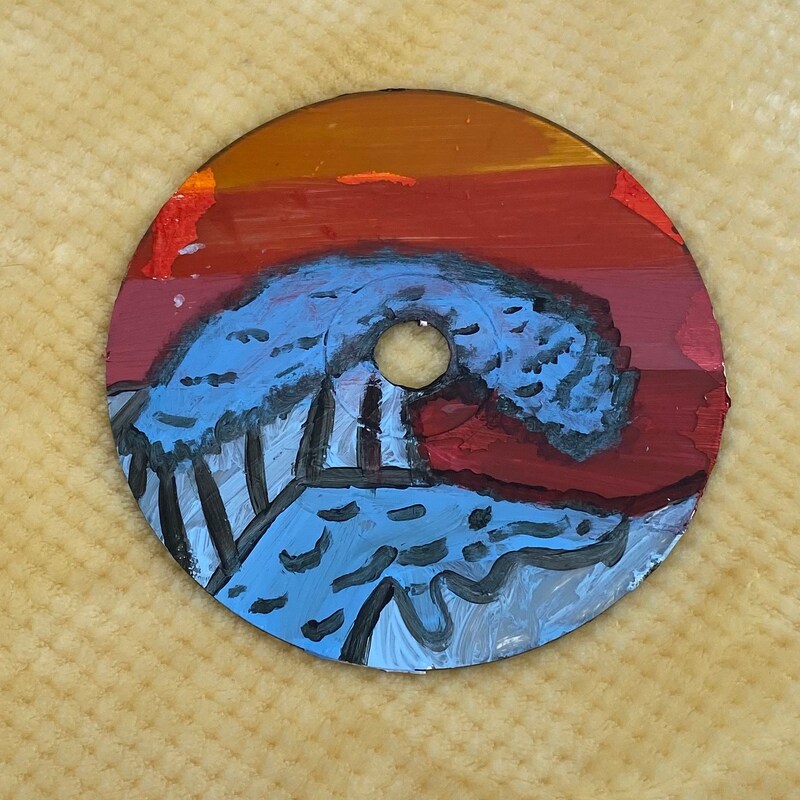 Cd Painting - Etsy