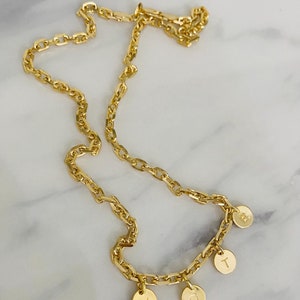 VOTE Charm Necklace| Fancy Charm Necklace| Michelle Obama Vote Necklace | Dainty Charm Jewelry| Democrat VOTE Necklace