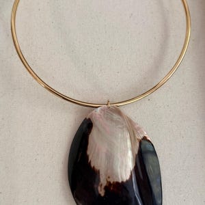 Große Muschelkragen-Halskette: Herbst-Statement Choker-Halskette Luxus-Muschelhalskette Meerjungfrau Ästhetischer Naturstrand