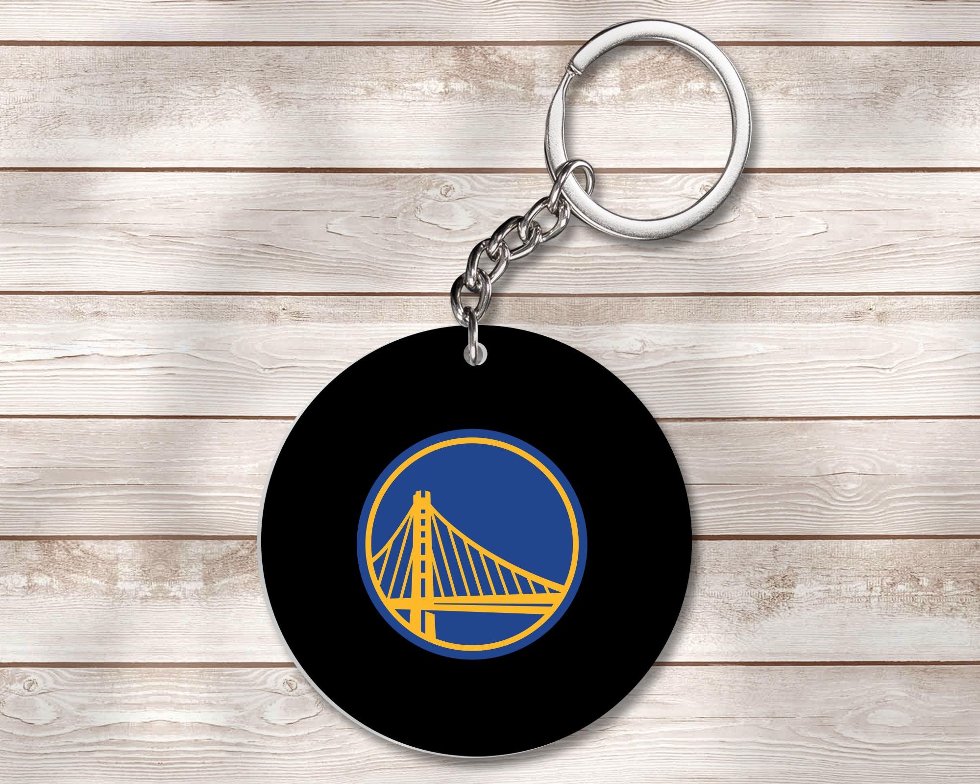 Golden State Warriors Keychain Basketball Keychain NBA Etsy