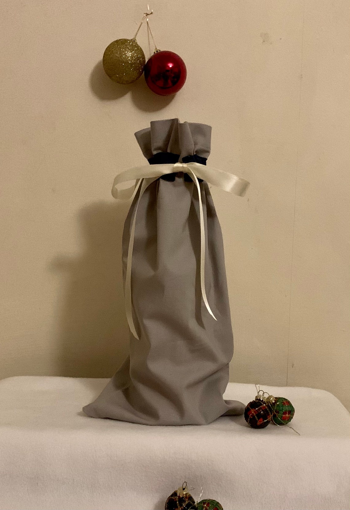 Fabric Gift Bags with Ribbon Tie Reusable Gift Wrapping Etsy