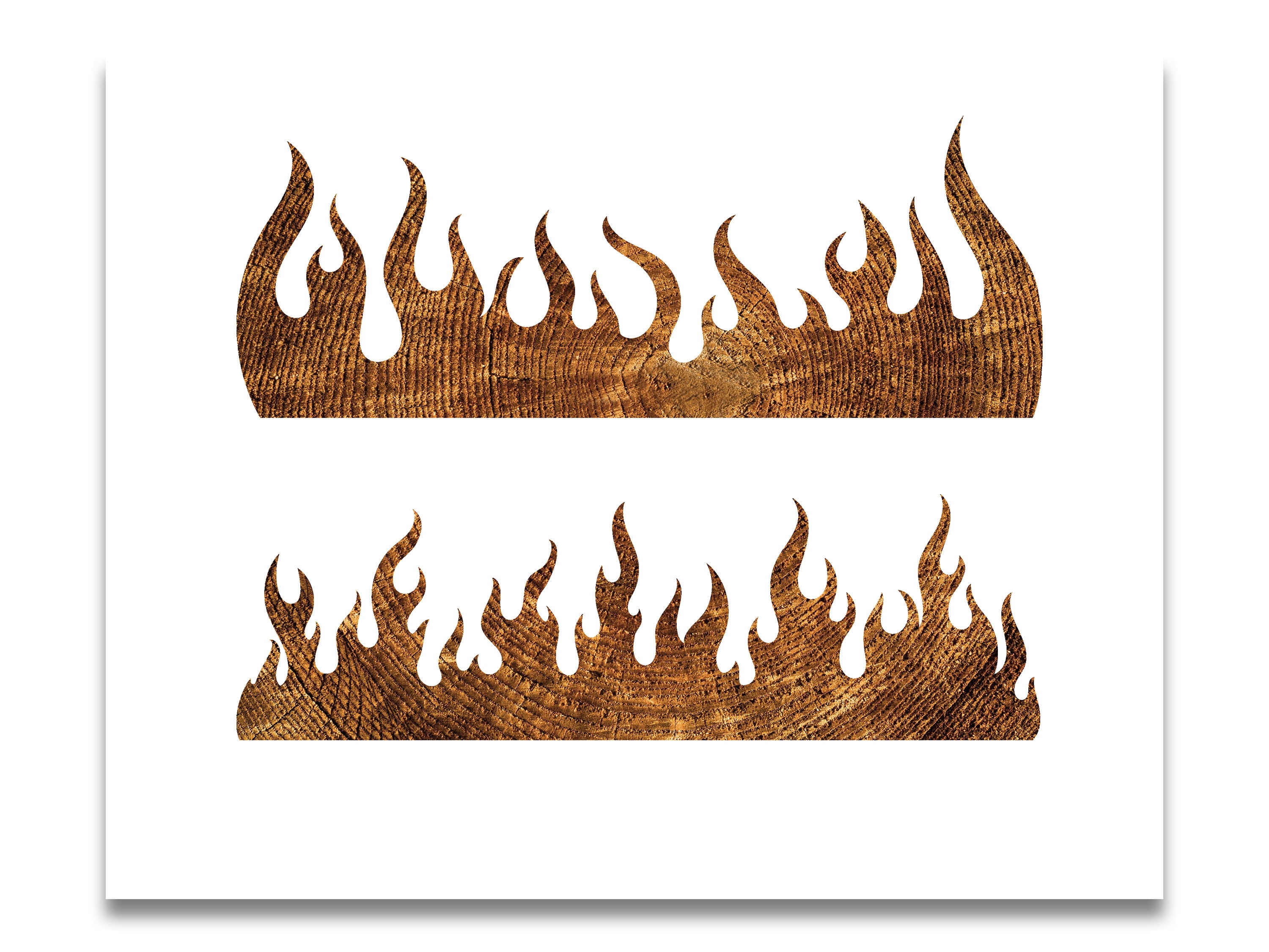 Fire Flames Stencil Tribal Art Hot Rod Hobby RC Campfire Pit DIY Craft  Signs