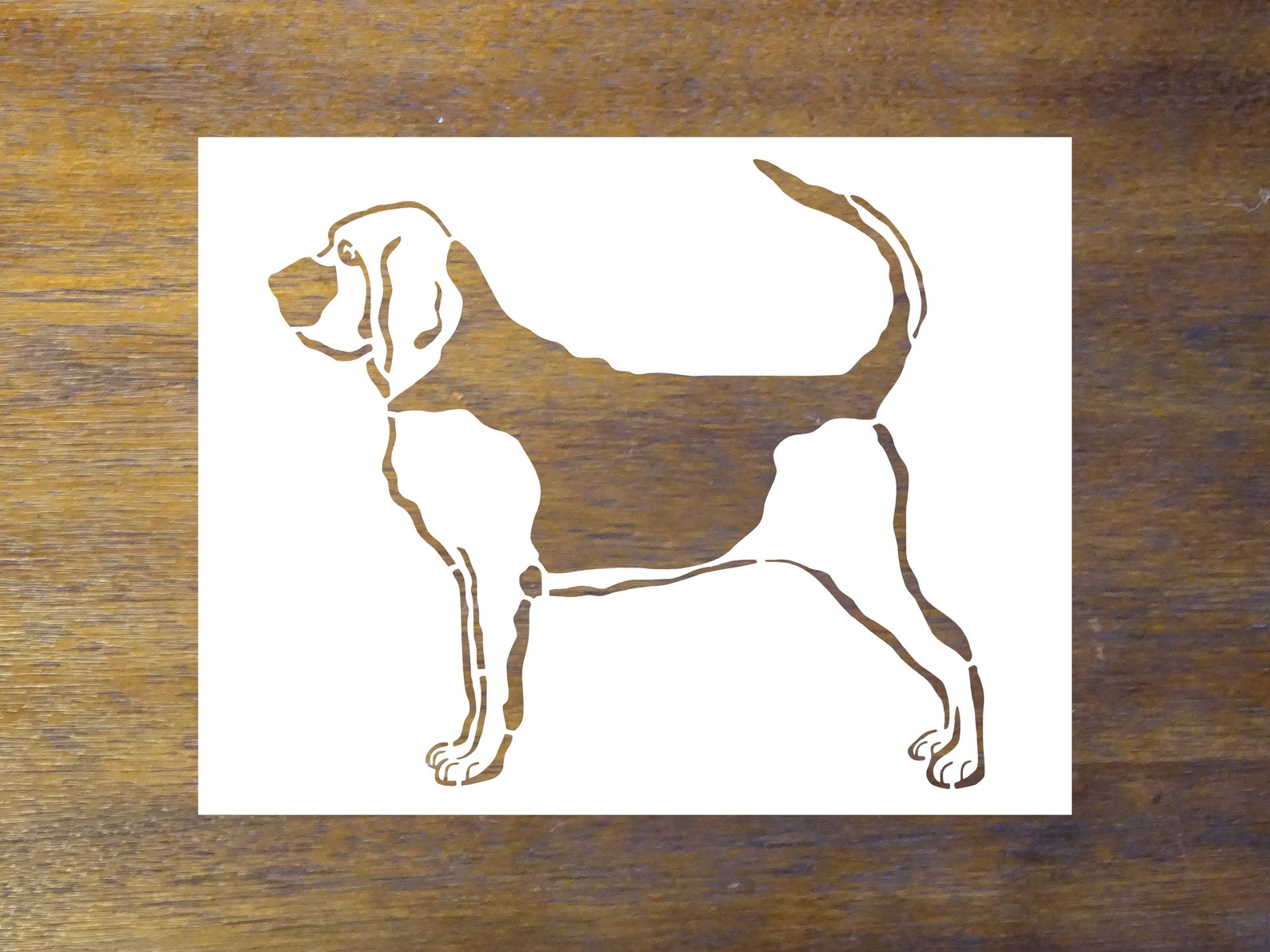 bloodhound-stencil-reusable-color-draw-paint-stencil-etsy