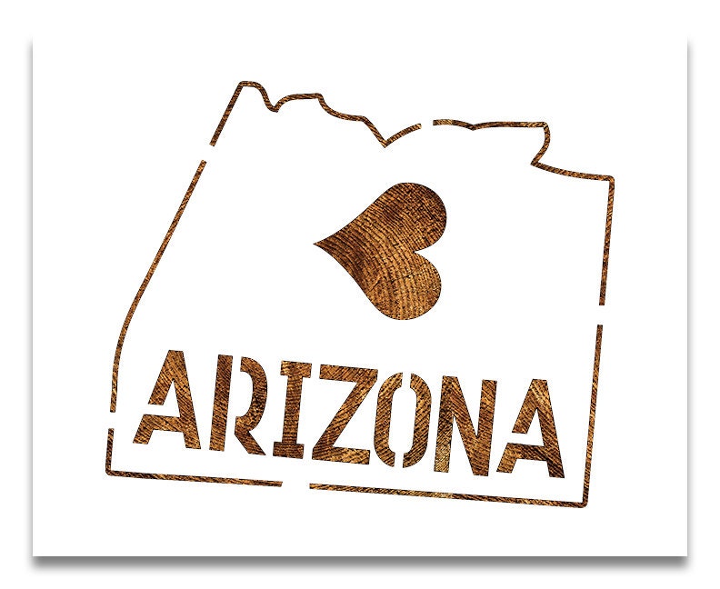 Arizona Stencil Reusable Color Draw &amp; Paint Stencil - Etsy UK
