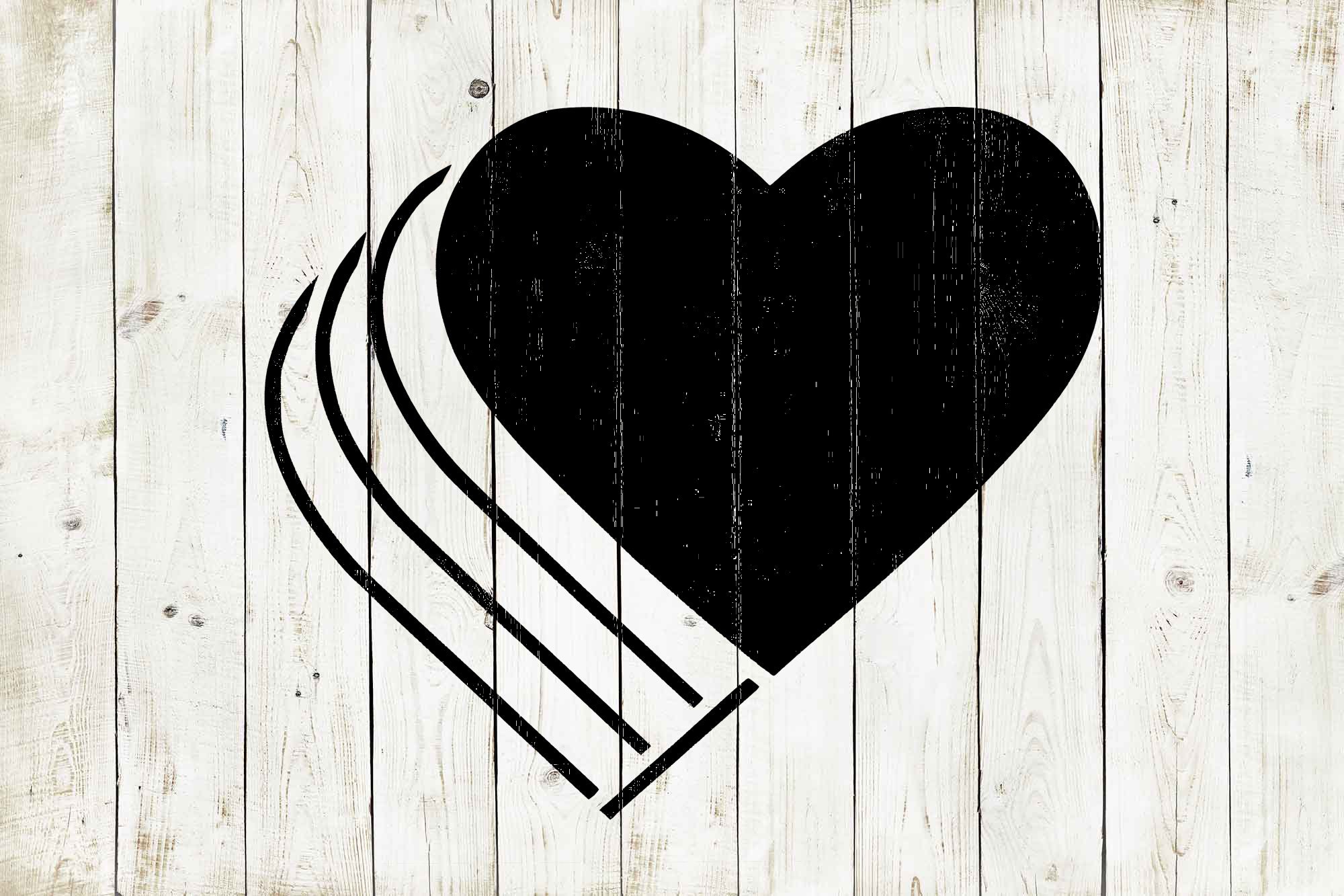 Hearts Stencil Love Stencil Reusable Color Draw & Paint Etsy