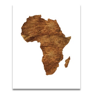 Africa Stencil - Reusable Color, Draw, & Paint Stencil