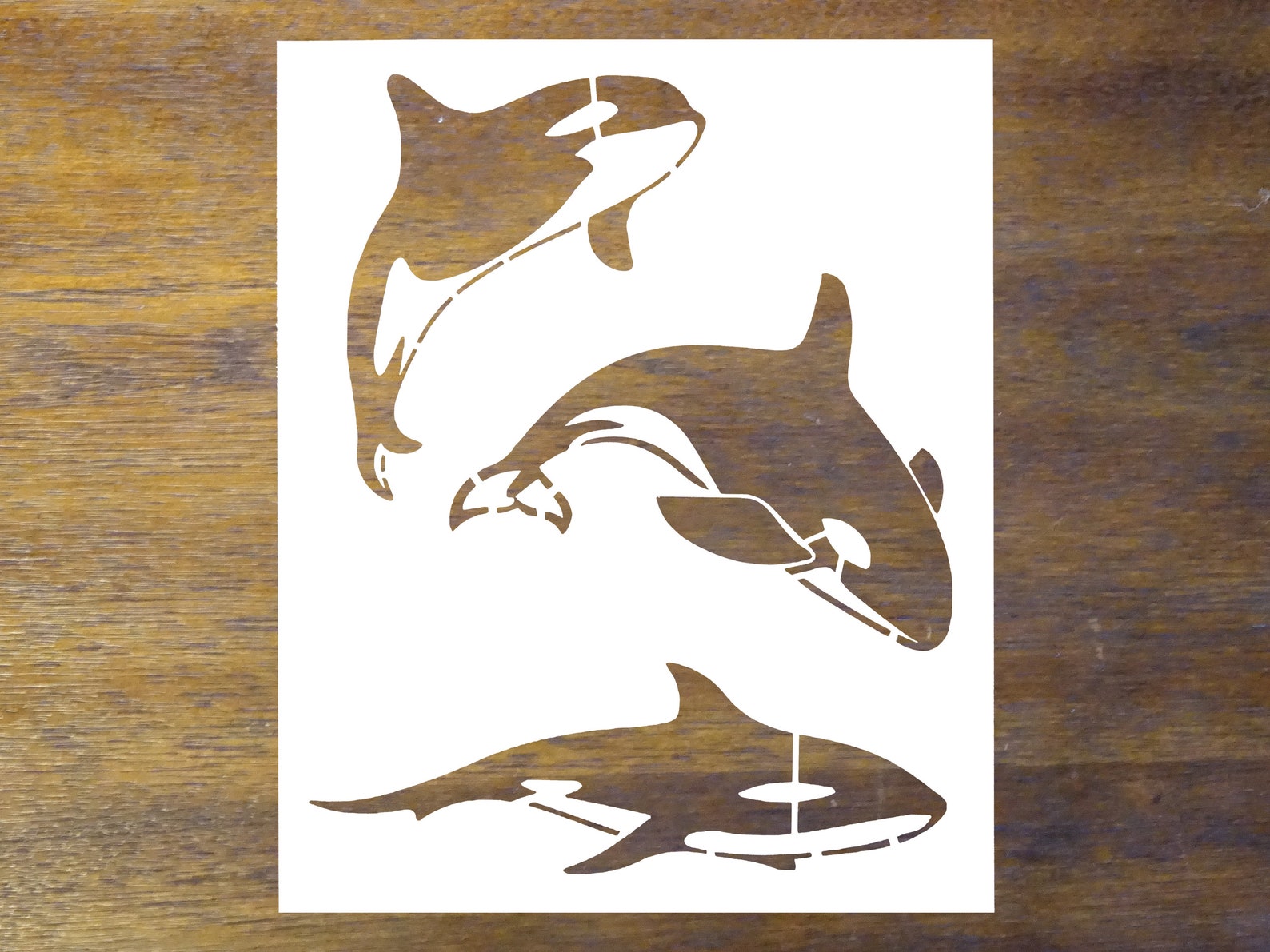 Kill Whales Stencil Reusable Color Draw & Paint Stencil | Etsy