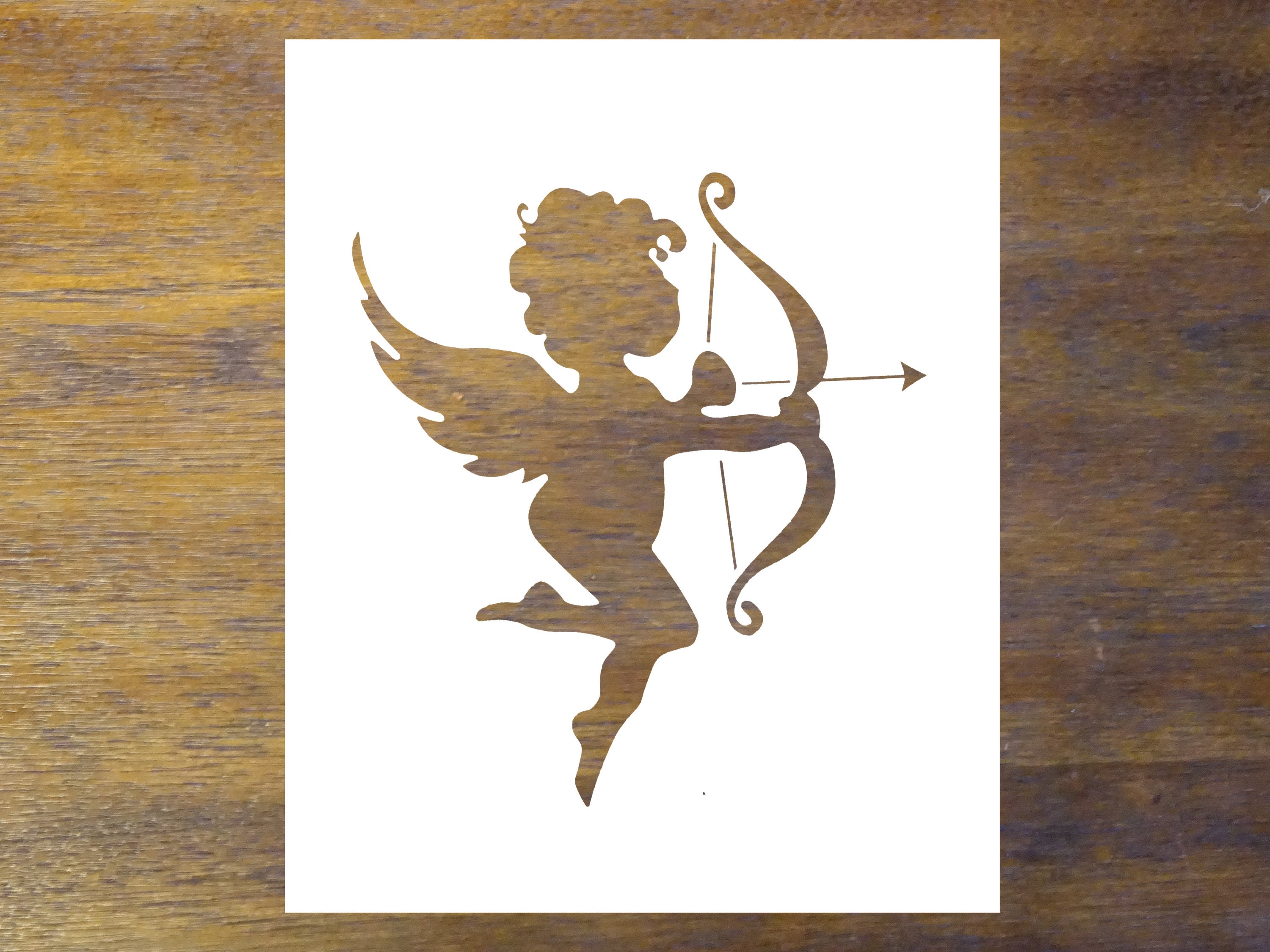 Cupid Stencil Valentine's Day Stencil Reusable Mylar - Etsy UK