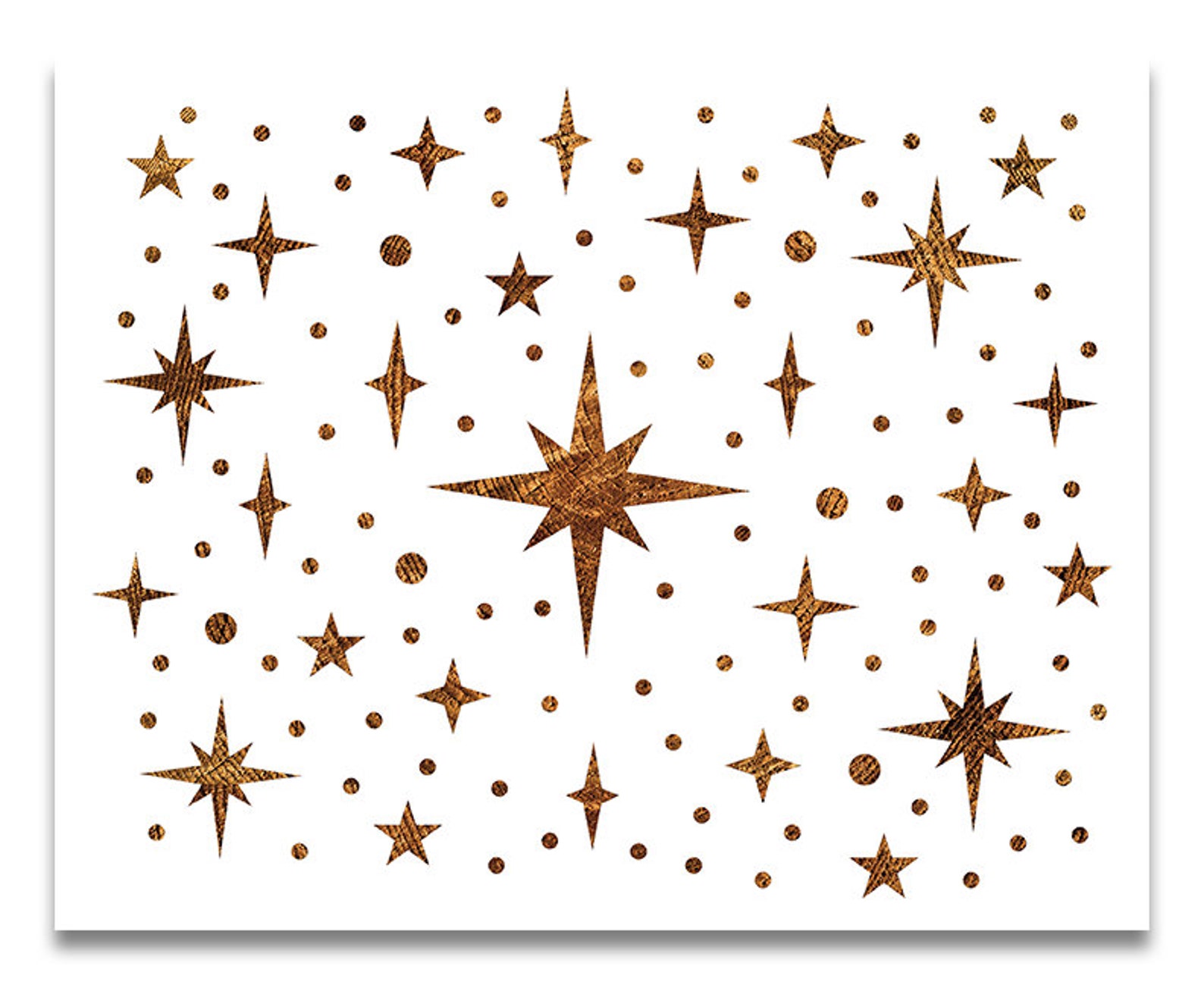 Stars Stencil Wall Art Reusable Color Draw Paint Custom - Etsy