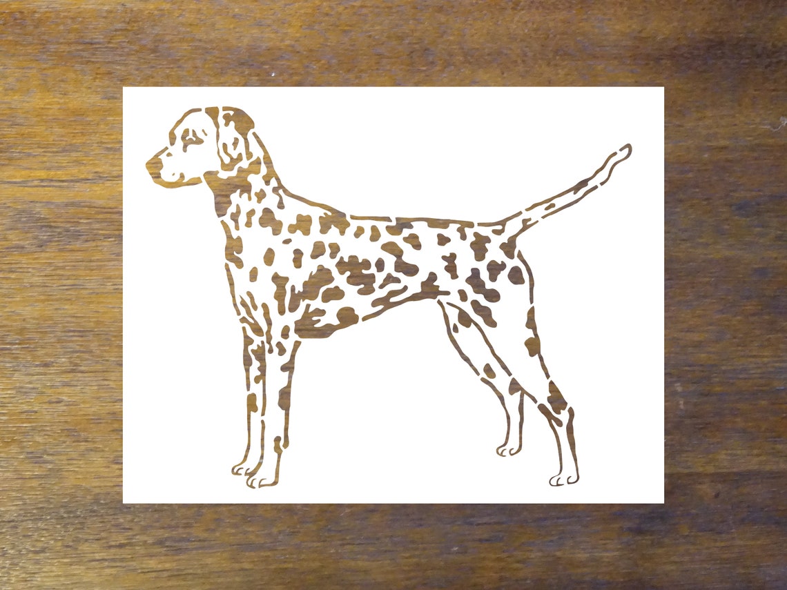 Dalmatian Stencil Reusable Color Draw & Paint Stencil | Etsy