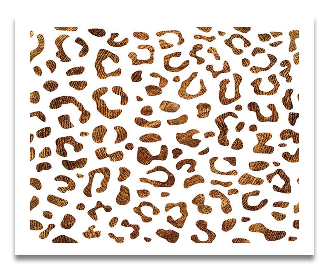 Leopard Stencil Reusable Color Draw & Paint Stencil Etsy