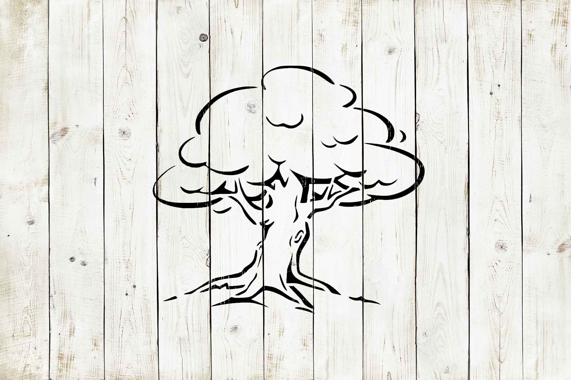 Oak Tree Stencil Size Options Reusable Color Draw Etsy oak-tree-stencil-size-options-reusable-color-draw-etsy