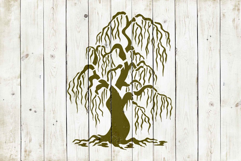Weeping Willow Tree Stencil Reusable Color Draw Paint Etsy weeping-willow-tree-stencil-reusable-color-draw-paint-etsy