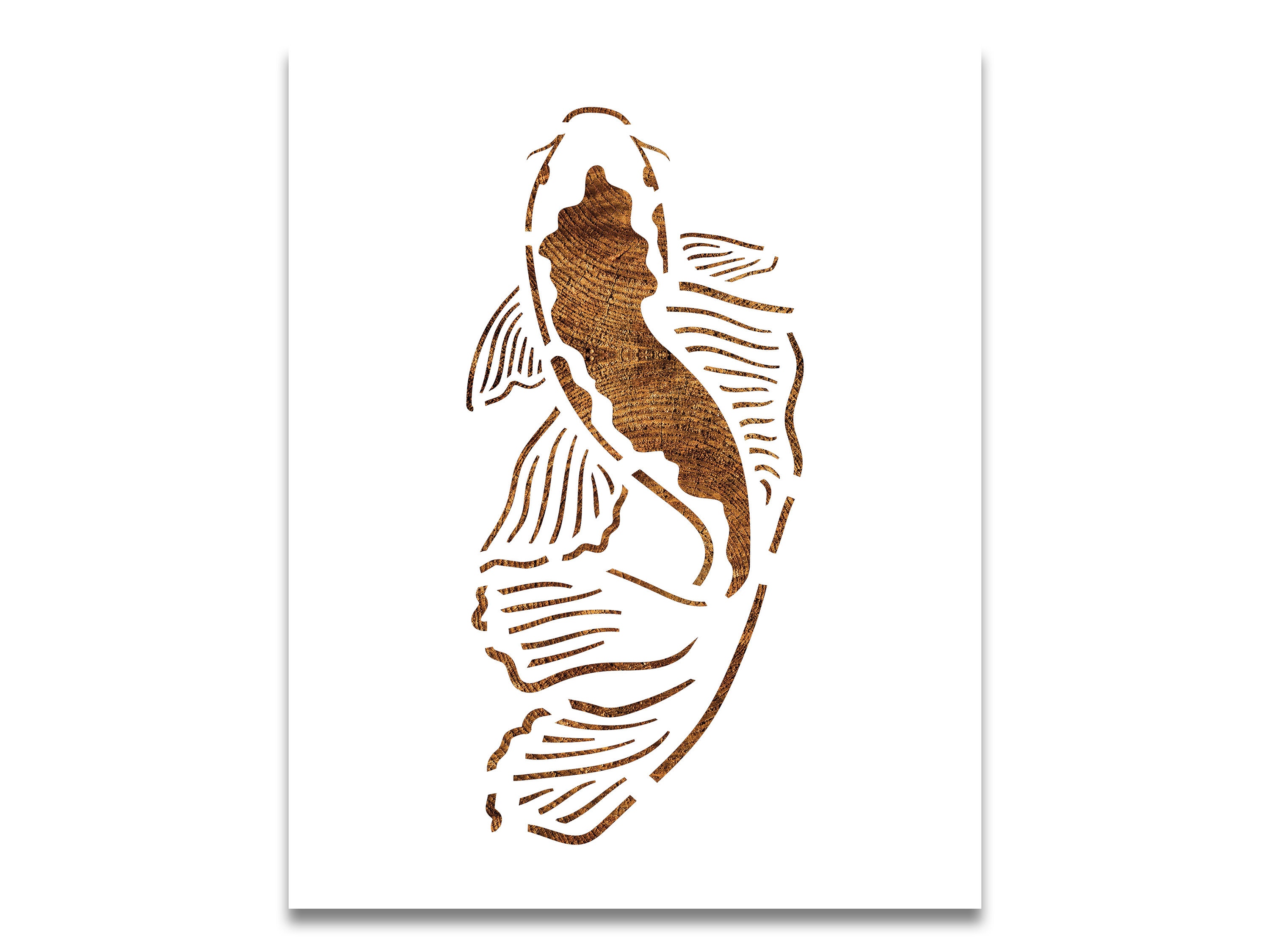 Fish Stencil Free Printable - Printable Templates Free