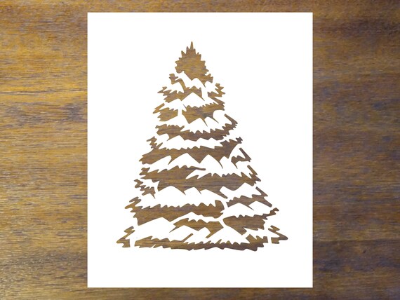 regering ontvangen licentie Kerstboom stencil herbruikbare kleur tekenen & verf - Etsy Nederland