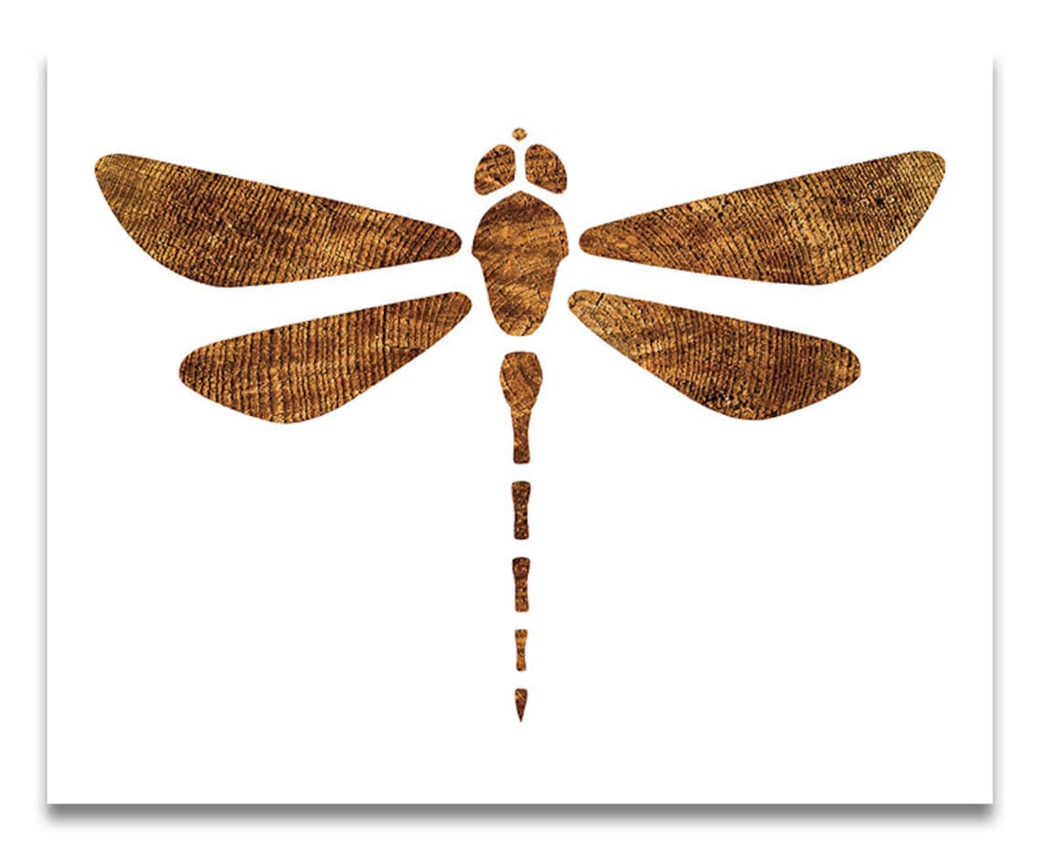 Dragonfly Stencil Reusable Color Draw & Paint Stencil | Etsy