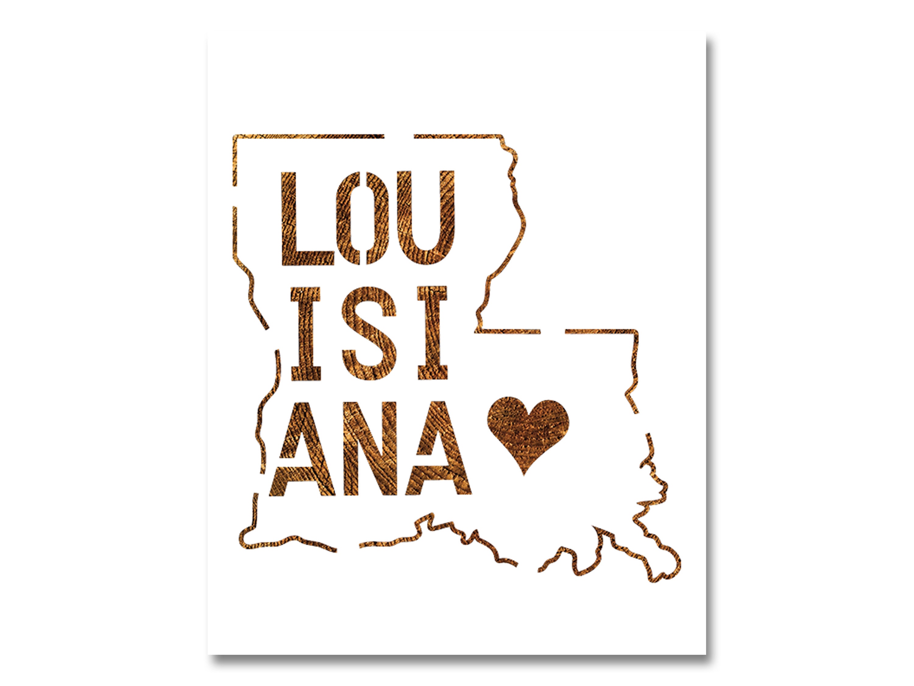 Louisiana Stencil Reusable Color Draw &amp; Paint Stencil | Etsy
