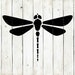 Dragonfly Stencil Reusable Color, Draw, & Paint Stencil - Etsy