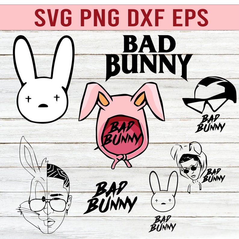 Download Bad Bunny svg png dxf eps Bad Bunny logo svg Bad Bunny cut ...