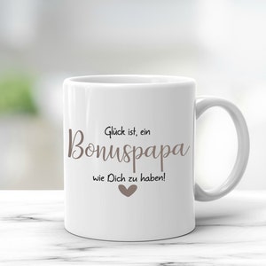 Cup bonus daddy stepfather gift personalized happiness is,