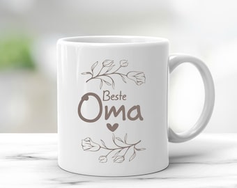 Mug with Name Best Grandma Grandparents Gift