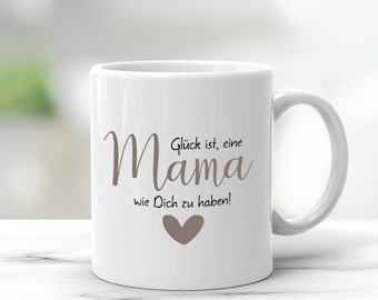 Cup Mug Mutter Mami Weiss Mama-Tasse "Heldin des Alltags" Geschenk