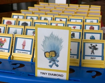 Trolls Movie Guess Who Game, Printable Character Cards (Digital Download)