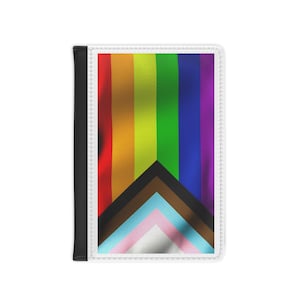 Gay Pride Rainbow Passport Cover, Queer Art, Gay Travel