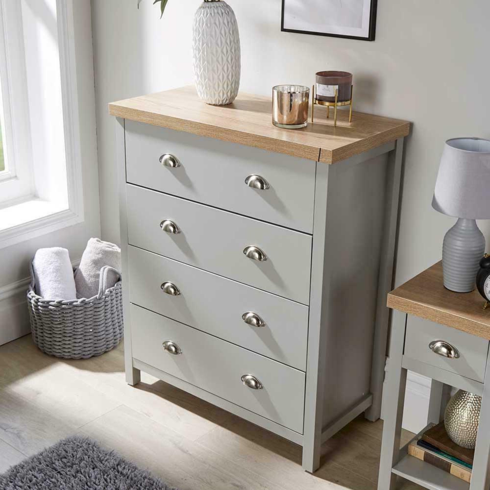 Moderno cofre de cajones gabinete de nivel 4 cajóns unidad de | Etsy