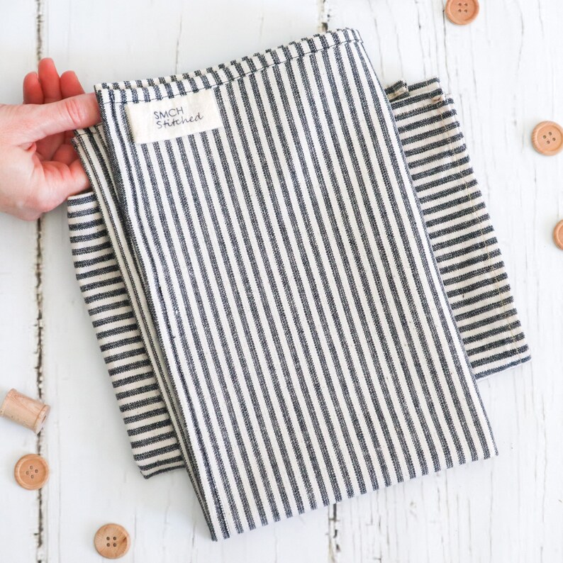 NEW SHOP Set of Two EcoFriendly Tea Towels Natural Etsy