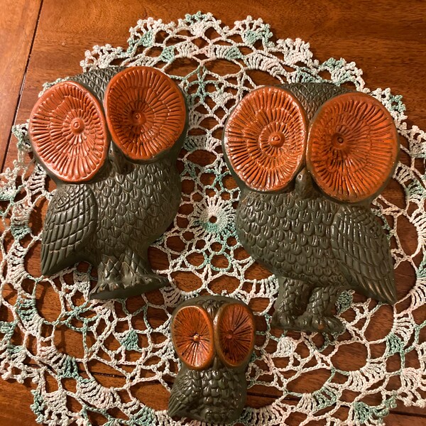 Vintage Owl family wall decor