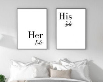 His Side Her Side Etsy