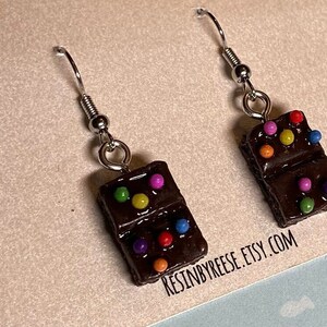 Rainbow Brownie Earrings